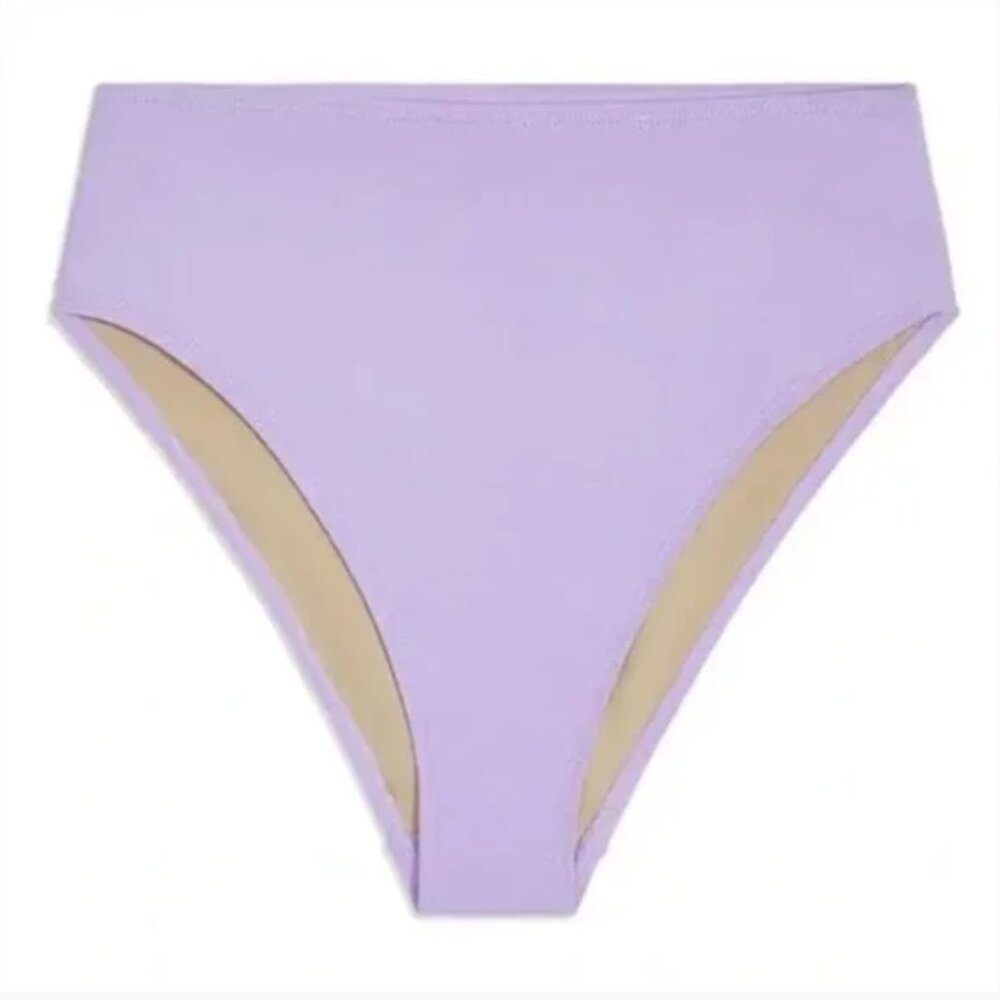 WeWoreWhat High Rise Bikini Lilac Bottom - NWT